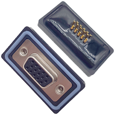 HDD15P母頭高密度防水車針 焊線式 6.0mm不穿孔卯釘 卯後殼 HDD15P母頭高密度防水車針 焊線式 6.0mm不穿孔卯釘 卯後殼