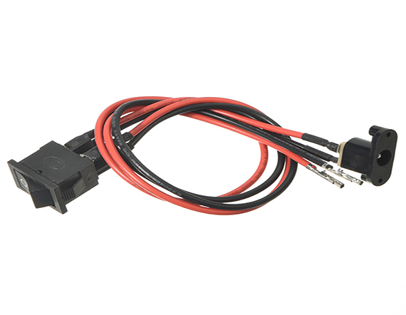 KCD1船型開關(guān)2115MM 2腳帶線DC2.5